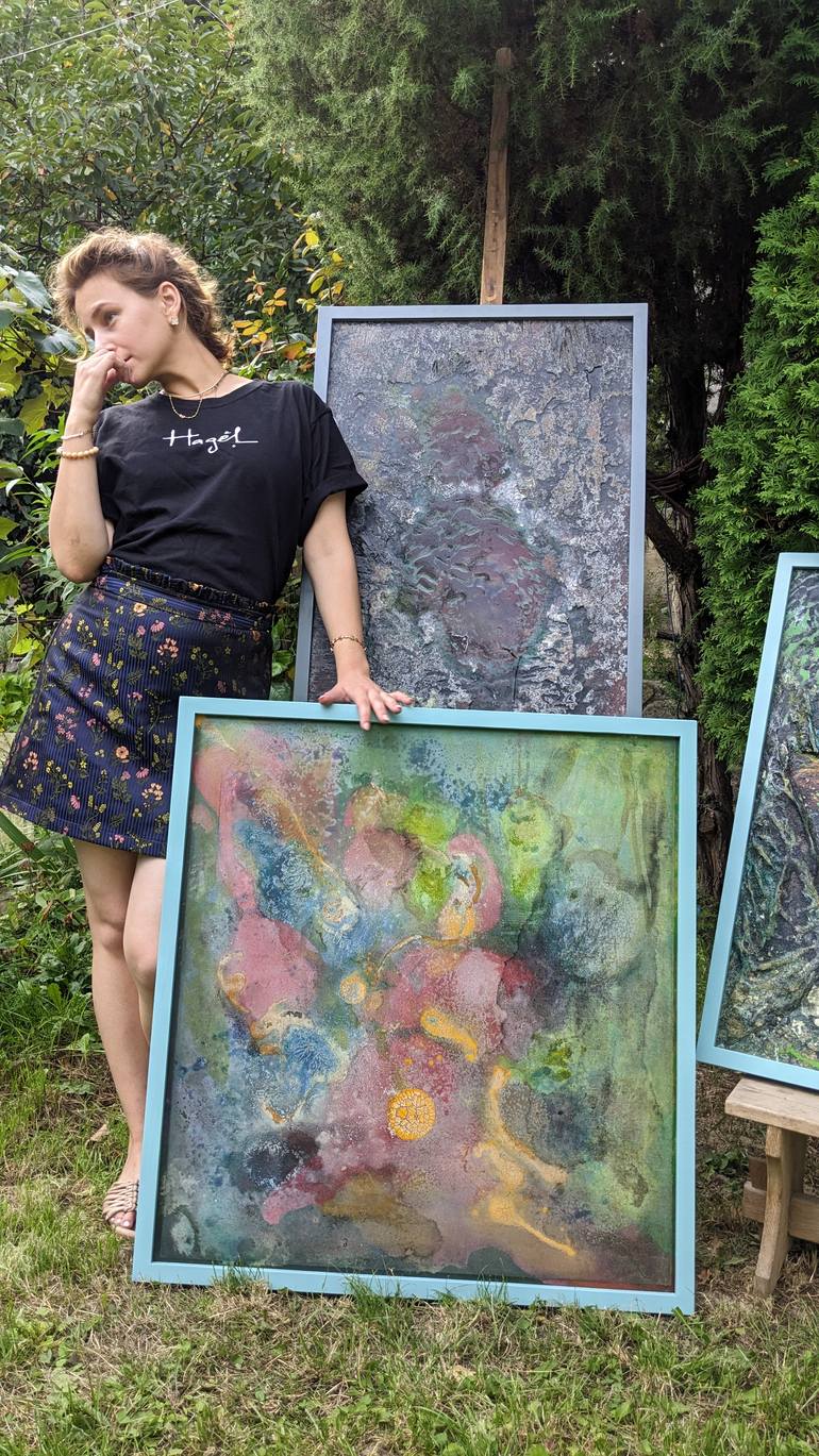 Original Conceptual Nature Painting by Hagel Art