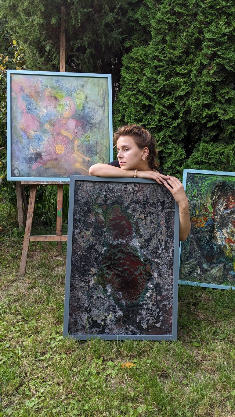 Original Conceptual Nature Painting by Hagel Art