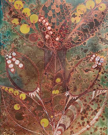 Print of Art Deco Botanic Paintings by HAGEL ART
