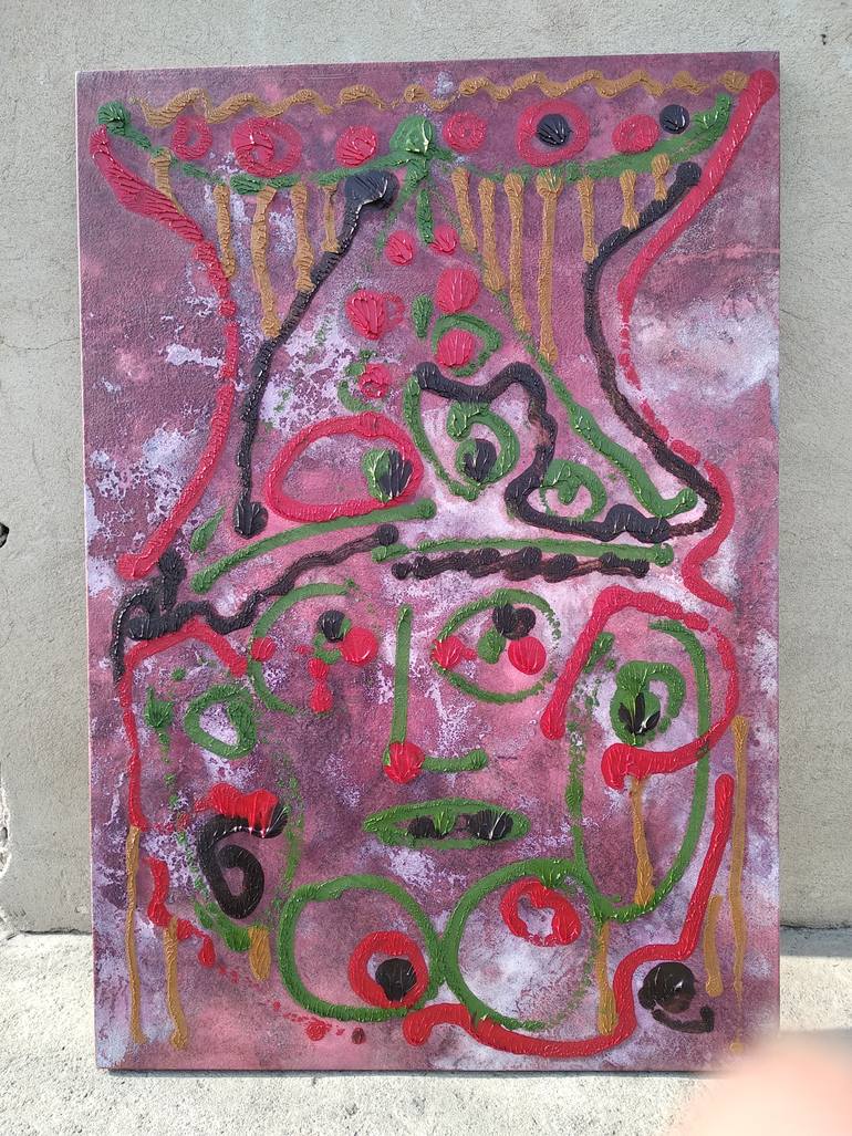 Original Surrealism Abstract Painting by Hagel Art