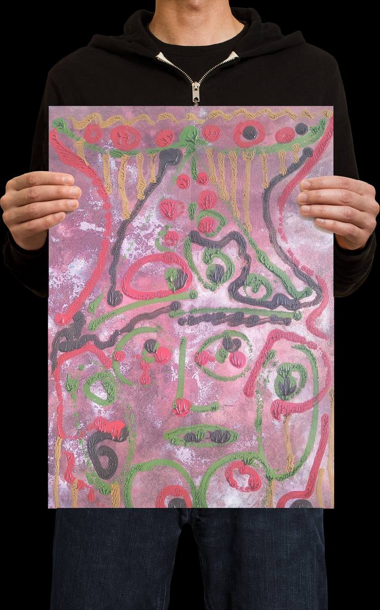 Original Surrealism Abstract Painting by Hagel Art