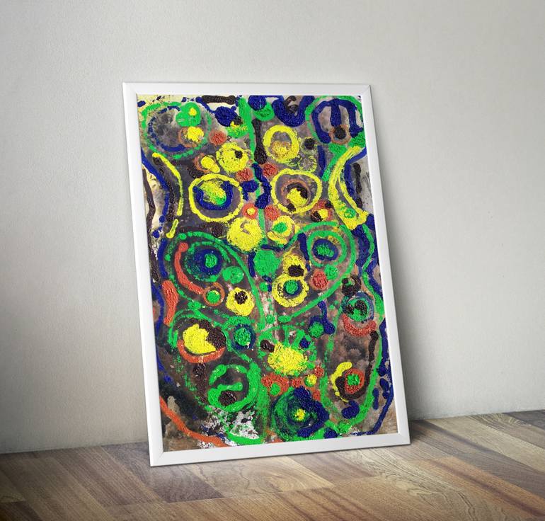 Original Abstract Expressionism Abstract Painting by HAGEL ART