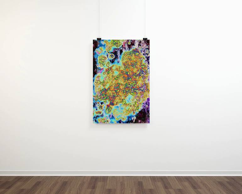 Original Abstract Patterns Mixed Media by Hagel Art