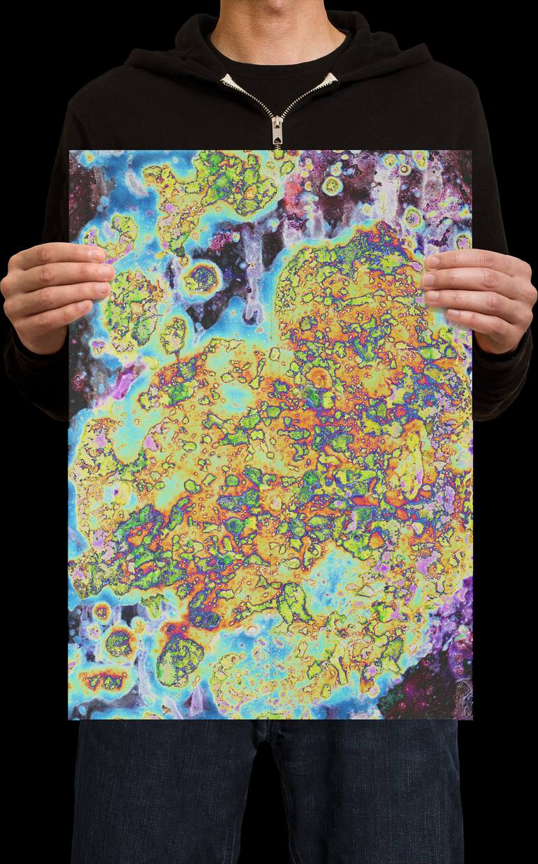 Original Abstract Patterns Mixed Media by Hagel Art