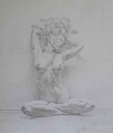 Original Figurative Fantasy Drawings by Dean Harkness