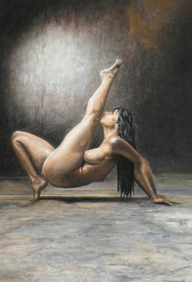 Original Nude Painting by Dean Harkness
