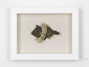 Original Conceptual Animal Mixed Media by Anita Steinwidder