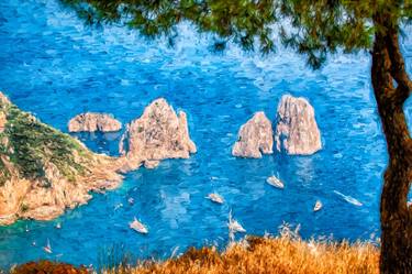 Capri – Faraglioni from Mount Solaro - Limited Edition 3 of 50 thumb