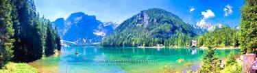 Lake Braies – Panoramic view - Limited Edition 1 of 10 thumb