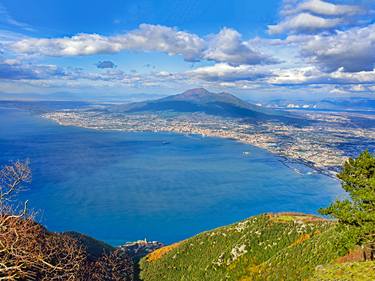 Vesuvius – Panorama from Sorrento Coast - Limited Edition 1 of 30 thumb