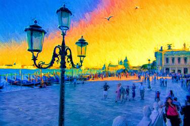 Venice in yellow and blue – S. Marco Square - Limited Edition 1 of 20 thumb