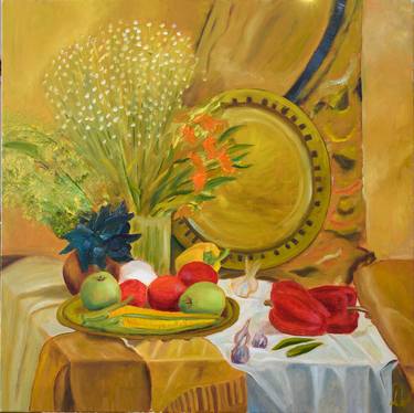 Print of Folk Still Life Paintings by Vadym Dubrov