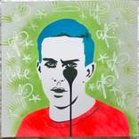 Terry Hall - Colourfield canvas by Pure Evil