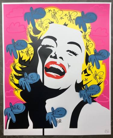 Screaming Marilyn - Head In The Clouds - Limited Edition 1 of 1 thumb