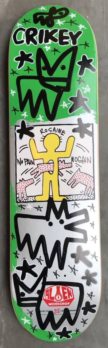 Keith Haring X Pure Evil - No Pain No Gain - Limited Edition 1 of 1 thumb