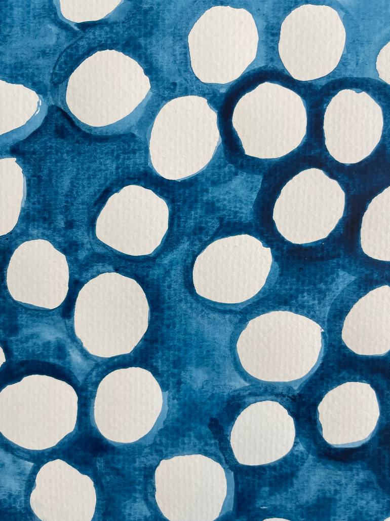 Original Algorithmic Abstract Painting by Andrea Bijou