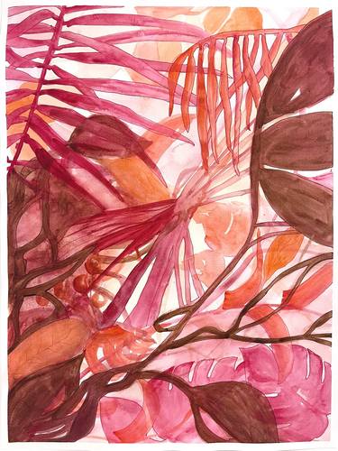 Original Contemporary Botanic Painting by Andrea Bijou