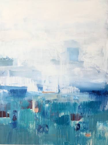 Original Abstract Seascape Paintings by Andrea Bijou