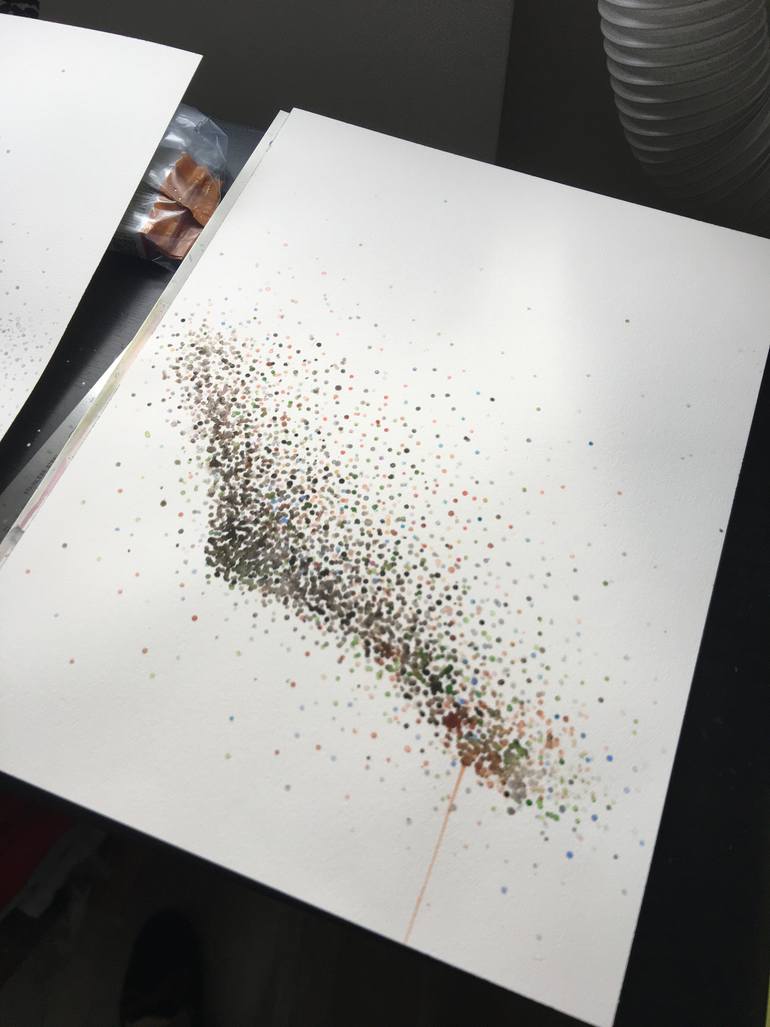 Original Abstract Nature Painting by Andrea Bijou