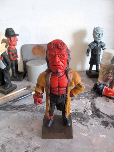 Hellboy, Horror, Art Toy, Figure, Hell Hero, Hero, Figurine, Miniature thumb