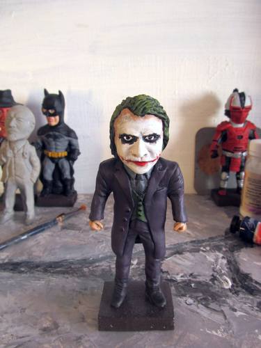 Joker, Heath Ledger, Monster, Horror, Art Toy, Clown, Figurine, Collectible, Statue, Figure thumb