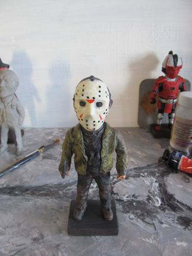 Jason Voorhees, Freddy vs. Jason, Horror, Halloween, Art Toy, Figurine, Art thumb