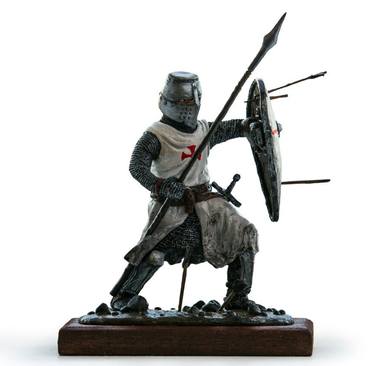 Knight, Collection, Soldier Medieval Knight crusader, Templar, Miniatures, Figurine, Statuette thumb