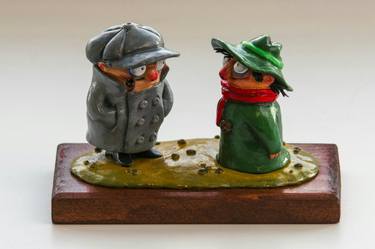 Pilot brothers, Koloboks led the investigation, Miniature, Figurine, Figurine thumb