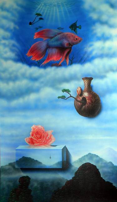 Original Surrealism Fantasy Paintings by Ricardo Maya