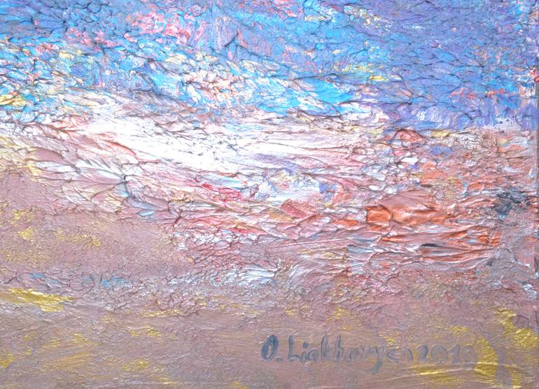 Original Abstract Painting by Olesia Liakhovych