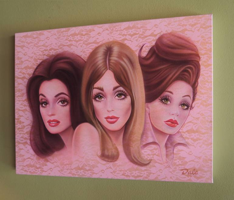 Original Pop Art Women Painting by Dale Sizer