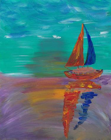 Print of Boat Paintings by Kimberly LeClaire