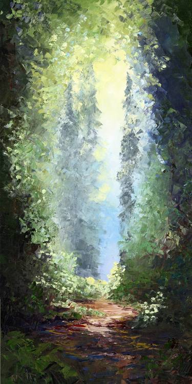 Original Impressionism Landscape Painting by Raette Meredith