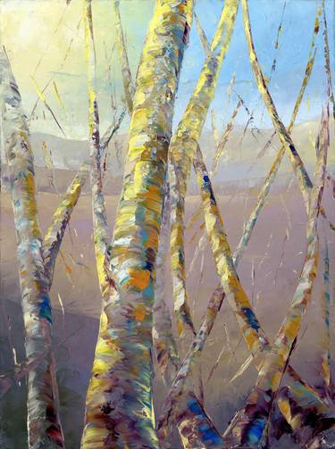 Print of Abstract Expressionism Tree Paintings by Raette Meredith
