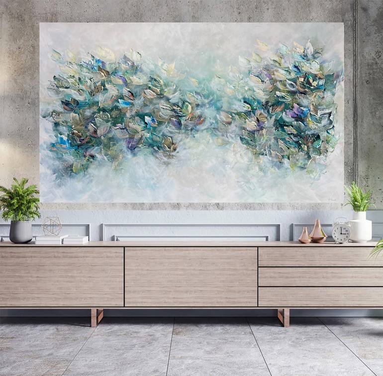 Original Abstract Expressionism Abstract Painting by Vé Boisvert