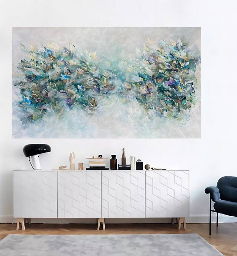 Original Abstract Expressionism Abstract Painting by Vé Boisvert