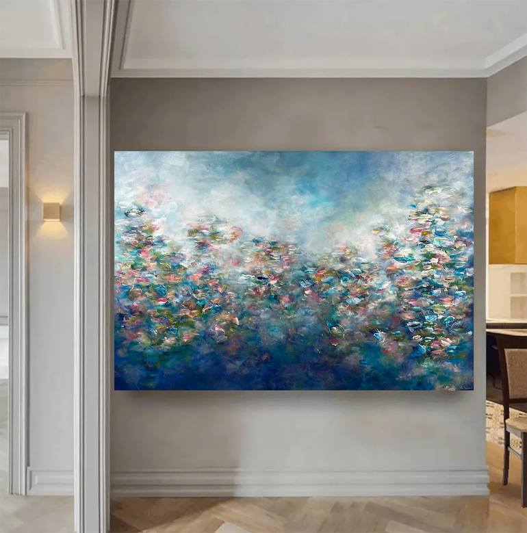Original Abstract Expressionism Abstract Painting by Vé Boisvert