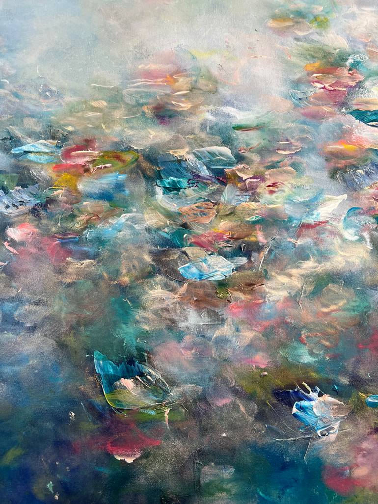Original Abstract Expressionism Abstract Painting by Vé Boisvert