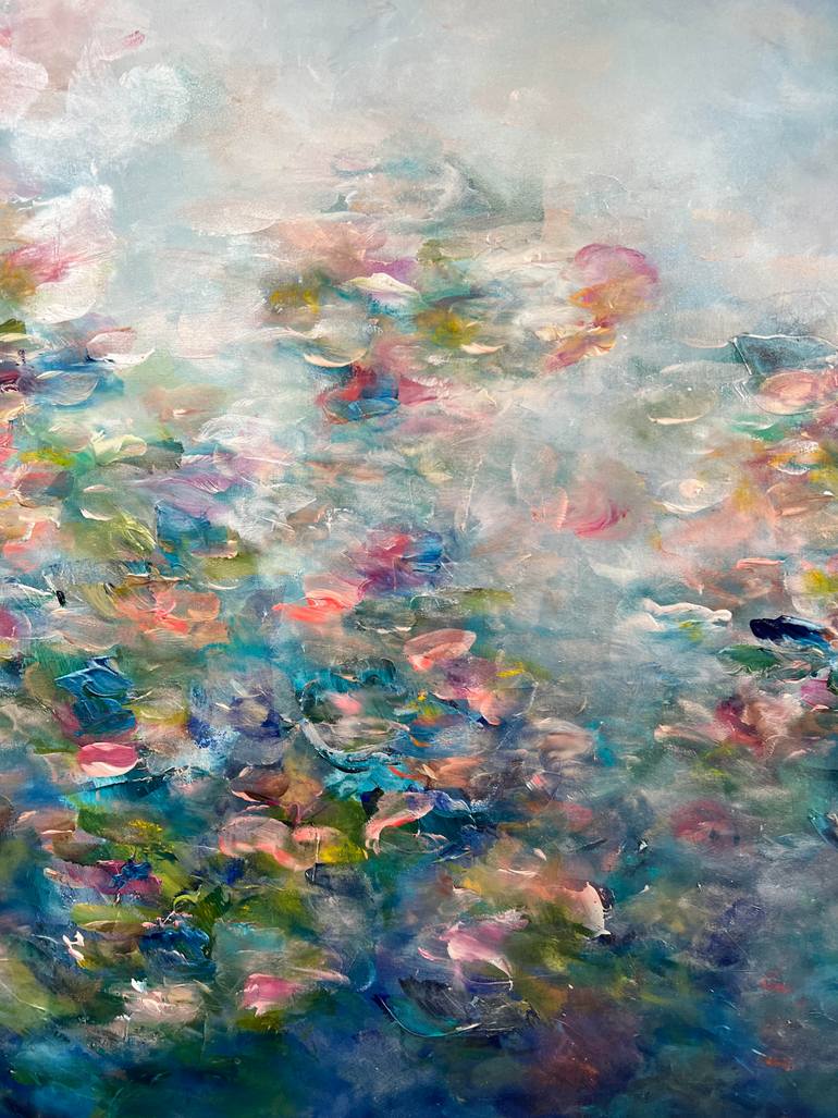 Original Abstract Expressionism Abstract Painting by Vé Boisvert
