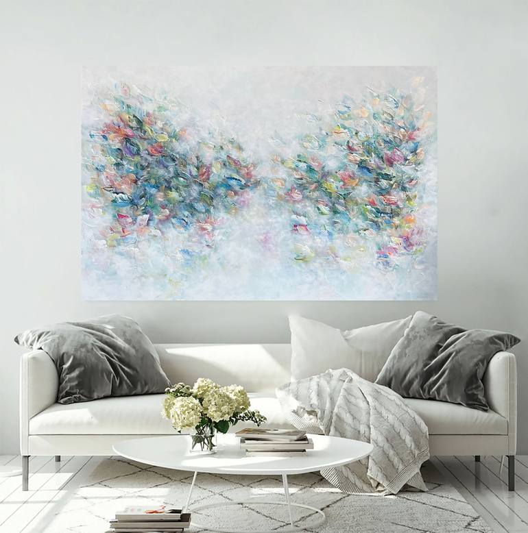 Original Abstract Expressionism Abstract Painting by Vé Boisvert