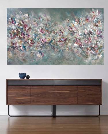 Original Abstract Expressionism Abstract Painting by Vé Boisvert