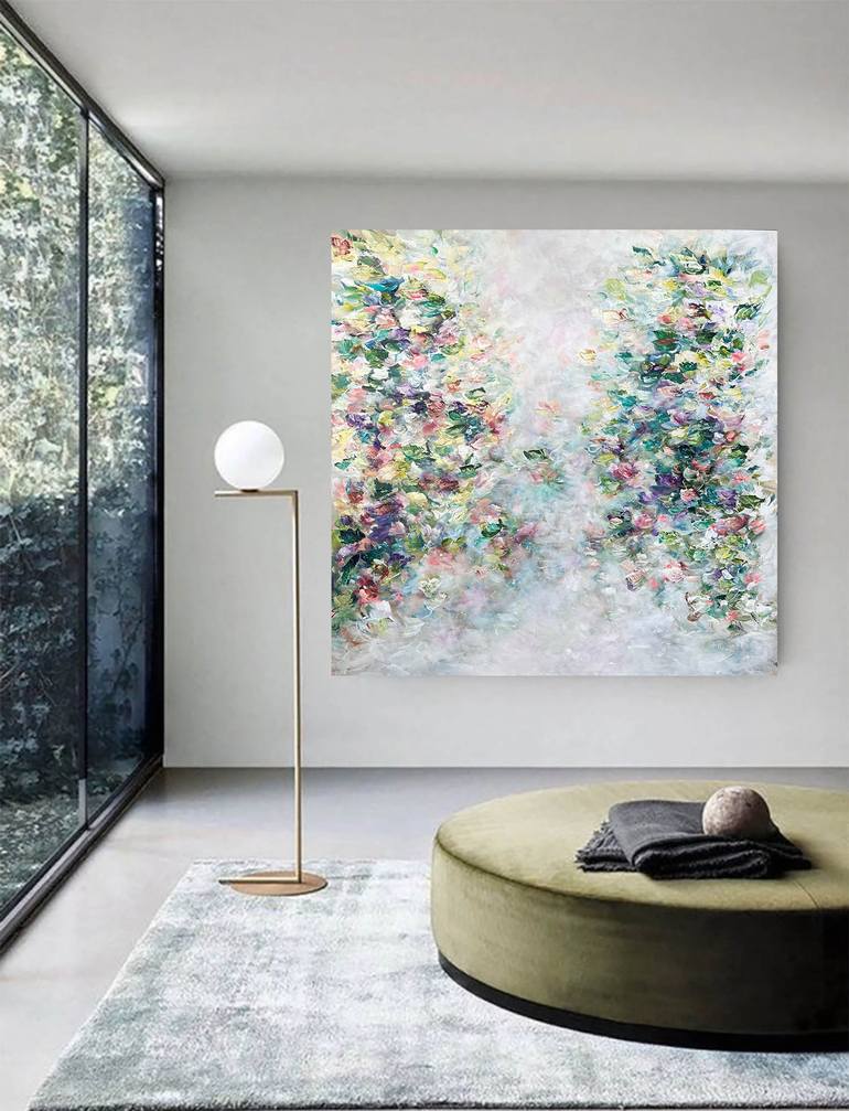 Original Abstract Expressionism Abstract Painting by Vé Boisvert