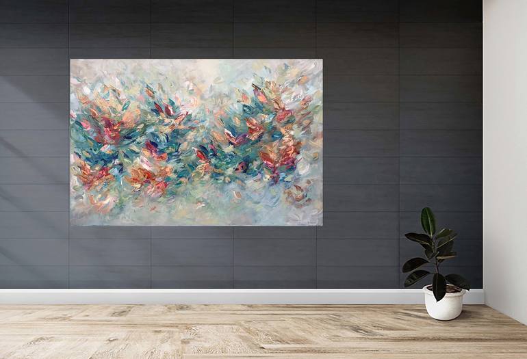 Original Abstract Expressionism Abstract Painting by Vé Boisvert