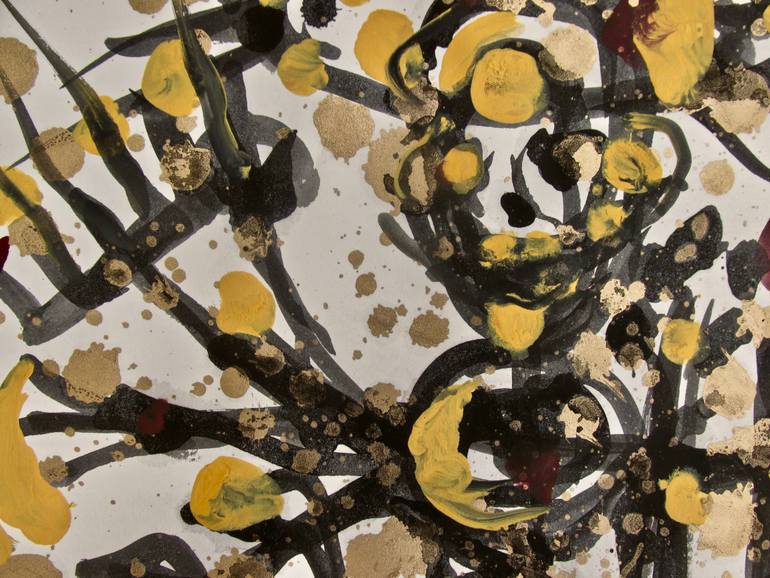 Original Abstract Drawing by Marshmellow Mar Shy Sun