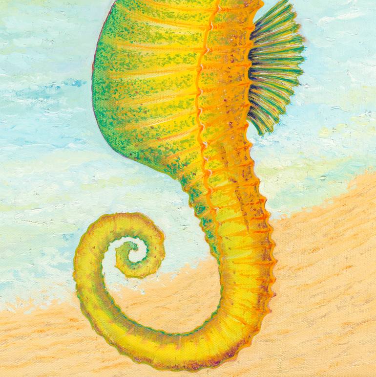 Original Expressionism Animal Painting by Zsuzsanna Rossetter