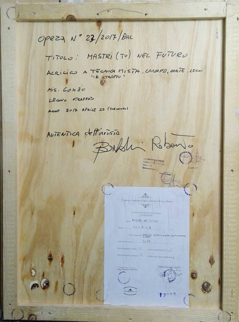 Original Abstract Expressionism Abstract Painting by Roberto Balducci