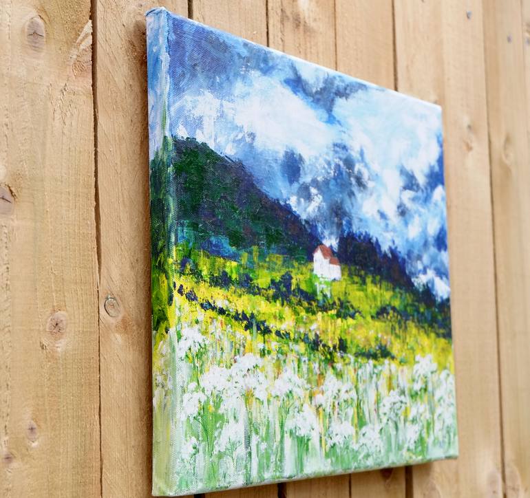 Original Expressionism Landscape Painting by Dawn Harrold