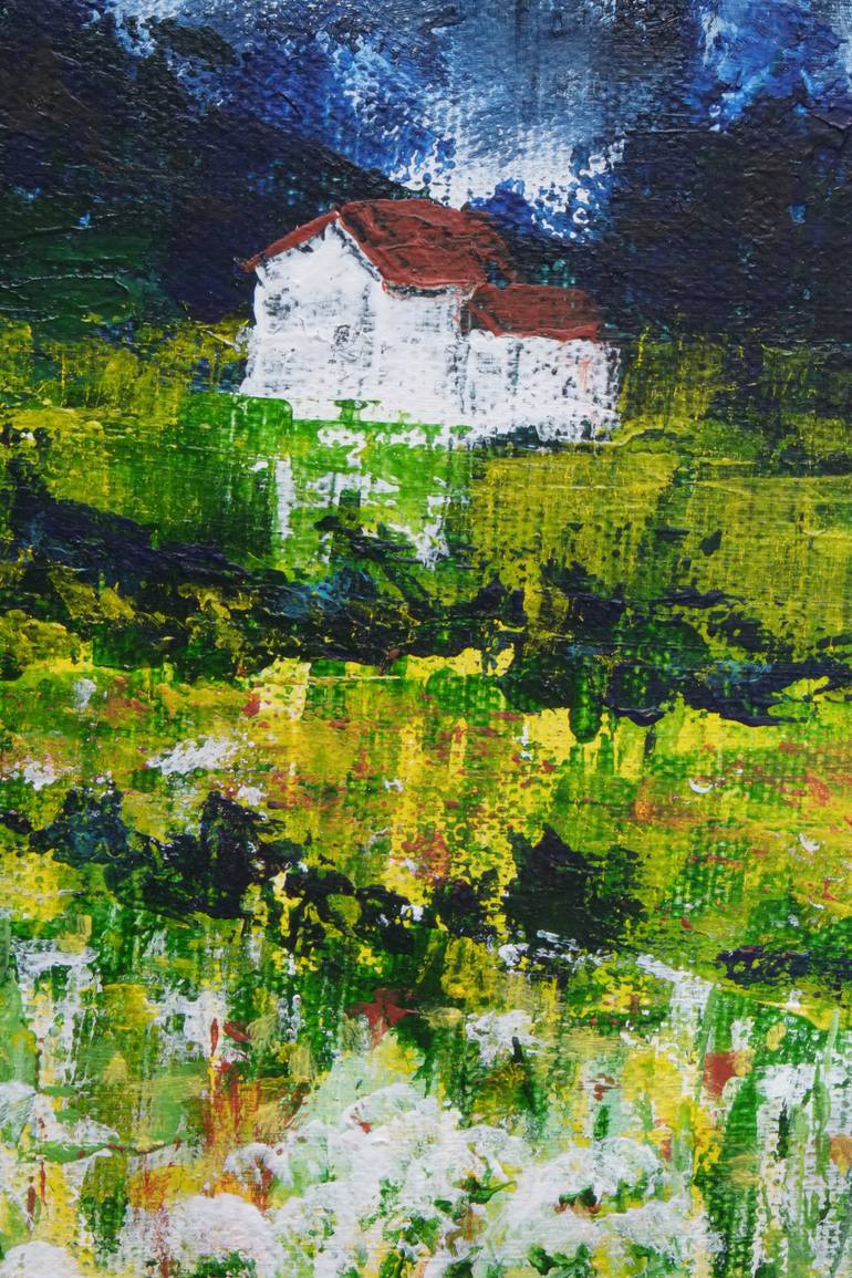 Original Expressionism Landscape Painting by Dawn Harrold