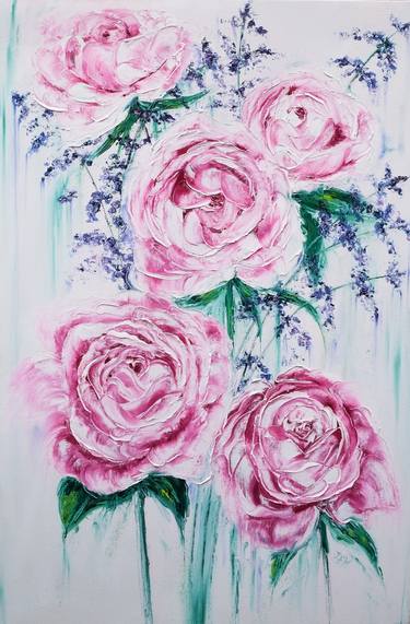 Original Floral Paintings by Dawn Harrold