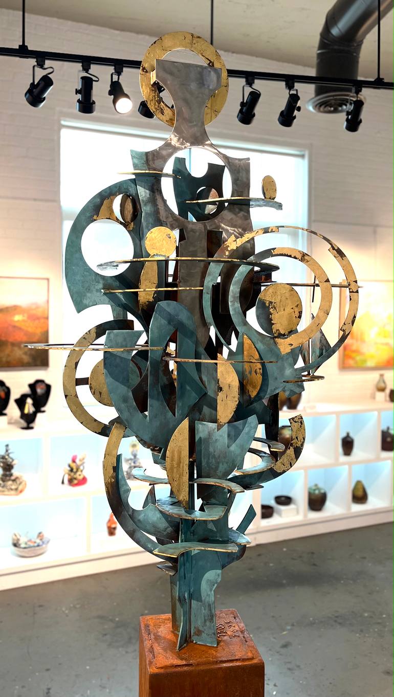 Celestial Being Outdoor Sculpture by David Sheldon | Saatchi Art